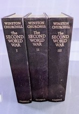 Winston Churchill The Second World War Volume 1,2,3 Books