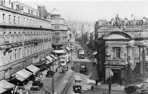 Dundee murrygate postcard - rp,