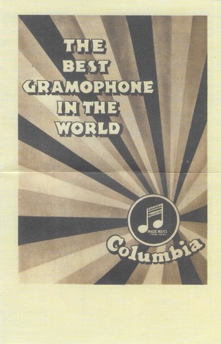 Advertising leaflet colulmbia - advertising,