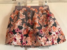 Baby Girls Grey Floral Party Skirt with Net Petticoat from Next Age 12-18 months