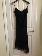 Black silk dress designed by Ben de Lisi for Debenhams size 12