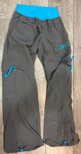 ladies classic Zumba cargo combat pants trousers dance gym GREY Size small 8-10