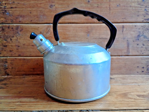 Vintage aluminium whistling - vintage,