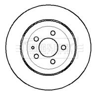 x2 Borg & Beck Front Brake