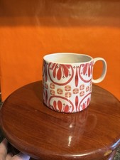 Anthropologie Mug Coral Red
