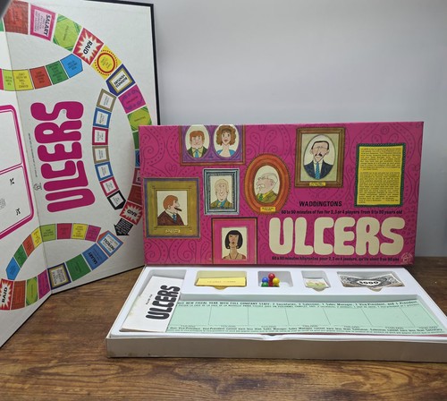 Ulcers board game waddingtons - ulcers,