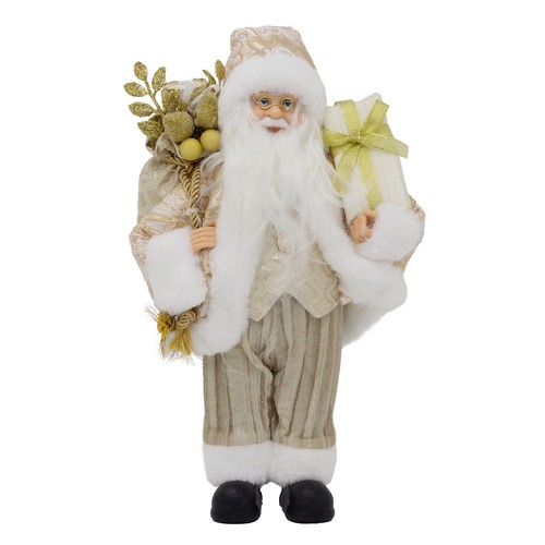 Led gold santa claus - gold, |