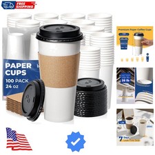 24 oz 100 Pack To Go Coffee