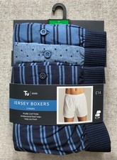 Mens Jersey Boxers Shorts -