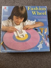 Vintage MB Fashion Wheel Game 1980’s Complete In Box RARE