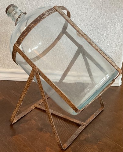 Antique vtg gallon glass - gallon,