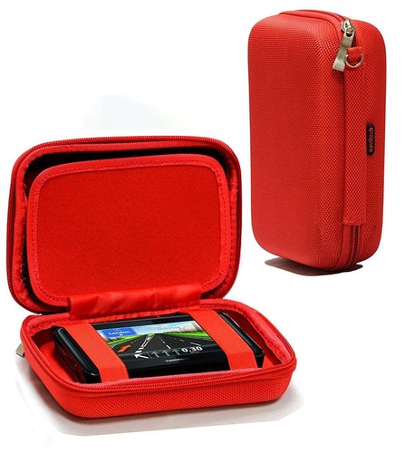 Navitech red hard gps - red,