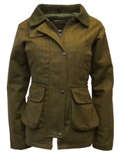 Walker & Hawkes Ladies Derby Tweed Hunting Country Jacket Coat 8-24 Red Stripe