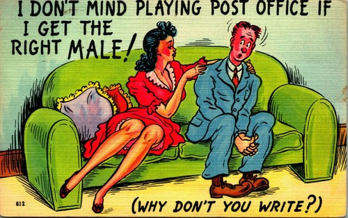 Comic risqué play post - risqué,