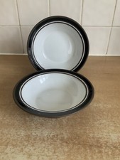 Hornsea Contrast - 2 x 16.5 cm Cereal / Dessert Bowls