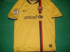 Barcelona Boys Large 152cm Nike Jersey Shirt Girls Soccer Football Uniform Top B