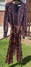 Boden Belgrave jumpsuit size 12 multi-floral   --- B13 A ---