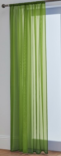 Voile curtain panel lucy slot - curtain,