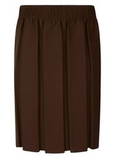 Girls Box Pleated School Skirt
