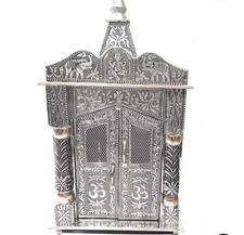 Oxidised Wooden Temple For