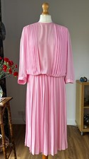 Vintage 80s Pink Pleated