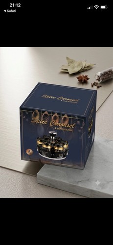 Spice carousel jar rotating - spice,