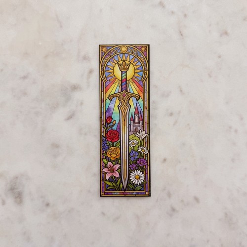 Stained glass window with - stained,