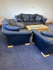 Leather 4 Piece Suite - Ex DFS