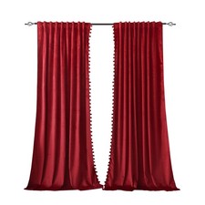 Pair Velvet Curtains  Blackout
