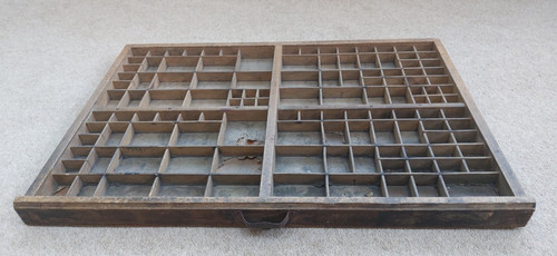 Vintage french printers tray - vintage,