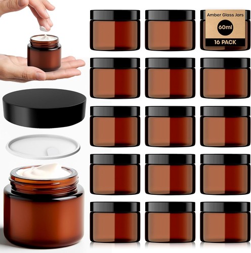 Amber glass cosmetic - glass,