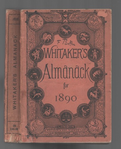 Whitaker almanack for 1890 - whitaker's,