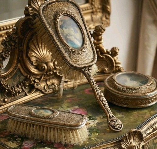 Antique french ormolu - french, gilt