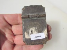 Victorian Brass Keyhole Cover Escutcheon Plate Old Safe Antique "Secure Patent"