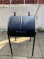 Professional Small Oil Drum BBQ Jamaican Jerk Pan with removable legs