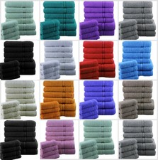 LUXURY 10 PIECE TOWELS BALE SET 100% PURE EGYPTIAN COTTON FACE,HAND & BATH TOWEL