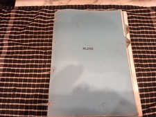 Honda XL250S factory workshop