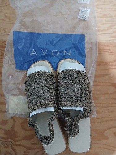 New avon macrame slingback - avon,