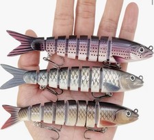 3-Pack Realistic Fishing Lures