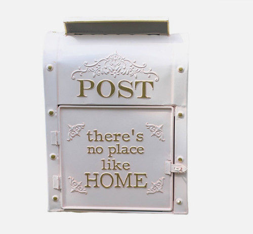 Embossed wall mailbox - embossed,