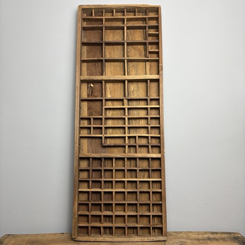 Vintage wooden printers tray - vintage,