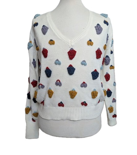 Zara popcorn knit jumper - popcorn,