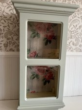 Vintage Repurposed Display Cabinet Or Mouse House, Stunning Glass Front Shelf