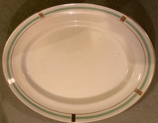 LARGE OVAL BRISTOL POTTERY
