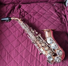 Venus Curved Soprano Saxophone with Mouthpiece & Case Used