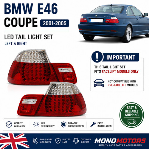 Full led tail lights pair - full,