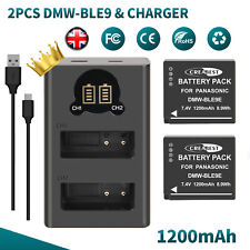 2x DMW-BLG10 BLE9 Battery