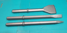3pc Chisel Point Tarmac Hex