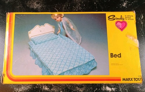 1978 marx sindy bed bedding - marx,