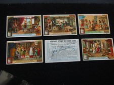 ONE COMPLETE SET OF SIX LIEBIG TRADE CARDS